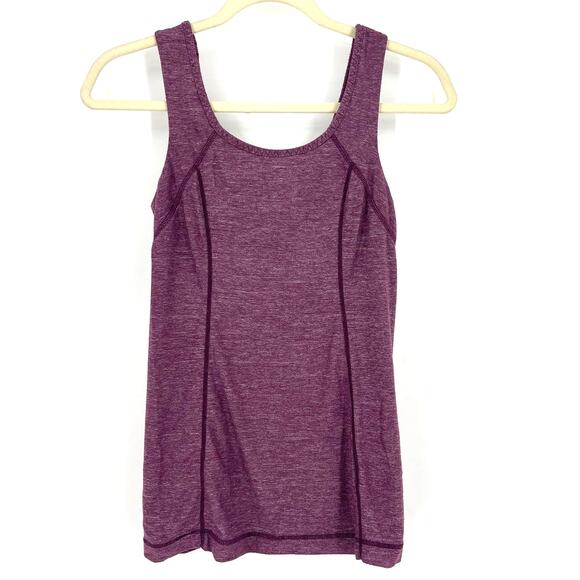 Lululemon Run Free Tank Heathered Plum Size 4 - Picture 1 of 7